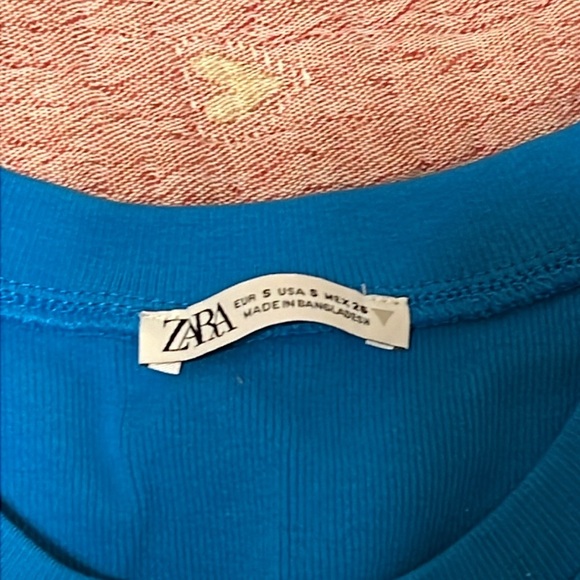 Zara blue tank top - Picture 2 of 2